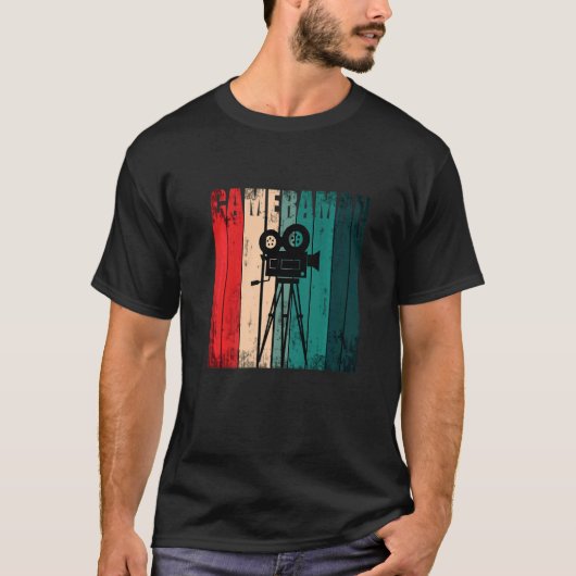 Cameraman Photographer Tシャツ (正面)
