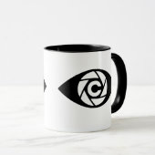 Cameraman Two-Tone Mag — The Shutterclique マグカップ (正面右)