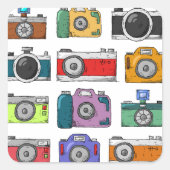 Cameras スクエアシール (正面)