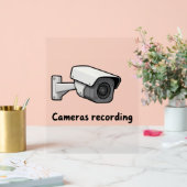 cameras recording アクリルサイン (ウェディング)