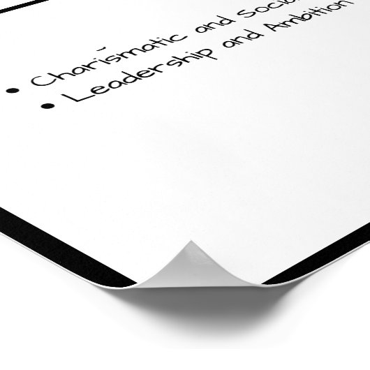 Cameron、Boy Personalized Name Definition ポスター (角)