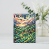 Cameron Highlands Malaysia ポストカード (スタンド正面)