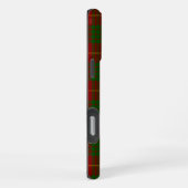 Cameron tartan red green plaid iPhoneケース (右側面)