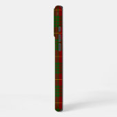 Cameron tartan red green plaid iPhoneケース (左側面)