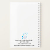 Cameron Team 5.5インチx 8.5インチスパイラルノートブック ノートブック (裏面)