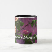 Cameron's Morning Teaカスタマイズ可パーソナライズされた能 マグカップ (中央)