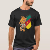 Cameroon fan cat tシャツ (正面)