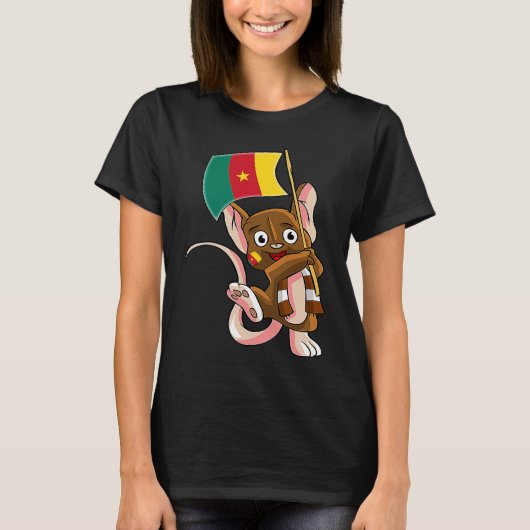 Cameroon Fan Mouse Tシャツ (正面)