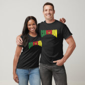 Cameroon  flag Africa patriotic hikers backpackers Tシャツ (ユニセックス)