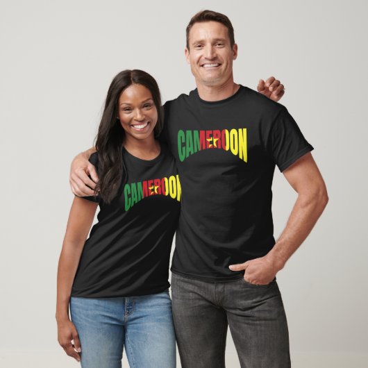 Cameroon  flag Africa patriotic hikers backpackers Tシャツ (ユニセックス)