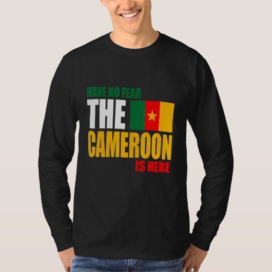 Cameroon Flag of Cameroon Cameroon Flag Tシャツ (正面)