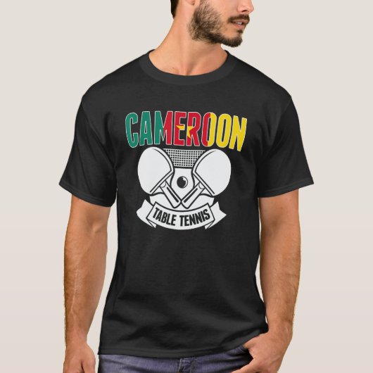 Cameroon Ping Pong   Cameroonian Table Tennis Supp Tシャツ (正面)