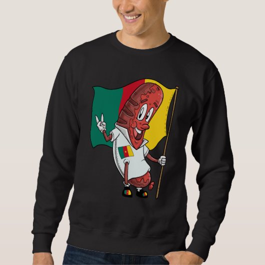 Cameroon Pork Roasting Sausage スウェットシャツ (正面)