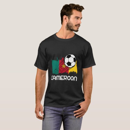 Cameroon Soccer Fan Tシャツ (正面フル)