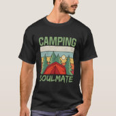 Camg Soulmate Camp Campfire Camper Campsite Tシャツ (正面)