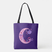 Camilaの名前および意味モノグラムのバッグ トートバッグ (裏面)