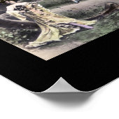 CAMILAヴィンテージアルファベットレター名アート ポスター (角)