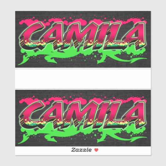 Camila Vorname Name Graffiti Aufkleber Sticker シール (シート)