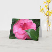 Camiliaのメッセージカード カード (黄色い花)