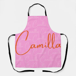 Camilla Repeating Name Pattern  エプロン