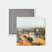 Camille Corot, The Bridge at Narni, マグネット (正面/裏面)