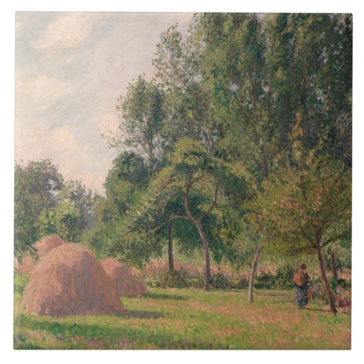 Camille Pissarro – ハイスタックス、モーニング、エラグニー タイル (正面)