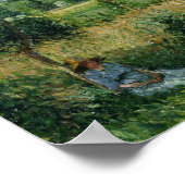 Camille Pissarro – モーニングサンライトエフェクト、Eragny ポスター (角)