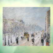 Camille Pissarro – 外側の大通り、雪効果 ウィンドウサイン (シート3)