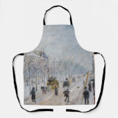 Camille Pissarro – 外側の大通り、雪効果 エプロン (正面)