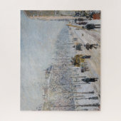 Camille Pissarro – 外側の大通り、雪効果 ジグソーパズル (縦)