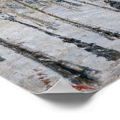 Camille Pissarro – 外側の大通り、雪効果 ポスター (角)