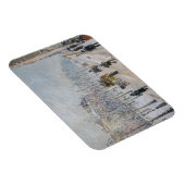 Camille Pissarro – 外側の大通り、雪効果 マグネット (右側)