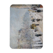 Camille Pissarro – 外側の大通り、雪効果 マグネット (縦)
