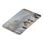Camille Pissarro – 外側の大通り、雪効果 マグネット (左側)