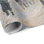 Camille Pissarro – 外側の大通り、雪効果 ラッピングペーパー (ロールコーナー)