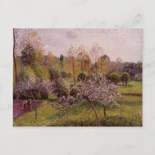 Camille Pissarro – 開花リンゴの木，エラグニー ポストカード
