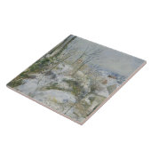 Camille Pissarro - Rabbit Warren at Pontoise, Snow タイル (側面)