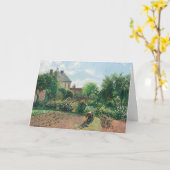 Camille Pissarro The Artist's Garden at Eragny カード (黄色い花)