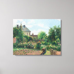 Camille Pissarro The Artist's Garden at Eragny キャンバスプリント