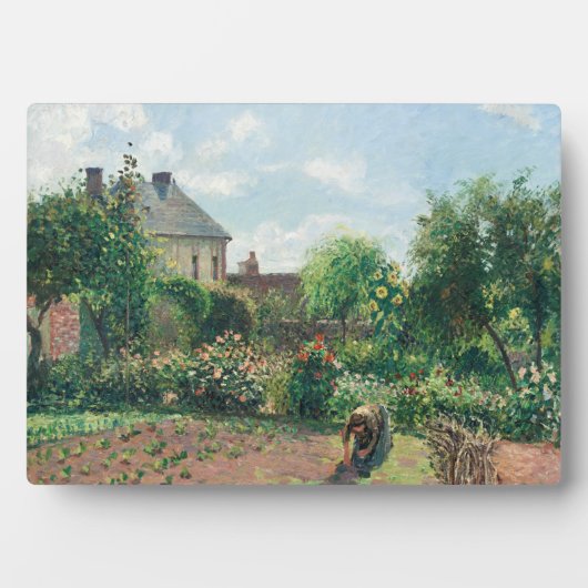 Camille Pissarro The Artist's Garden at Eragny フォトプラーク (正面)