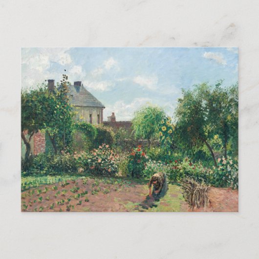 Camille Pissarro The Artist's Garden at Eragny ポストカード (正面)