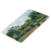 Camille Pissarro The Artist's Garden at Eragny マグネット (左側)