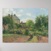 Camille Pissarro The Artist's Garden At Eragny Art ポスター (正面)