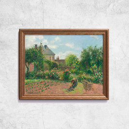 Camille Pissarro The Artist's Garden At Eragny Art ポスター