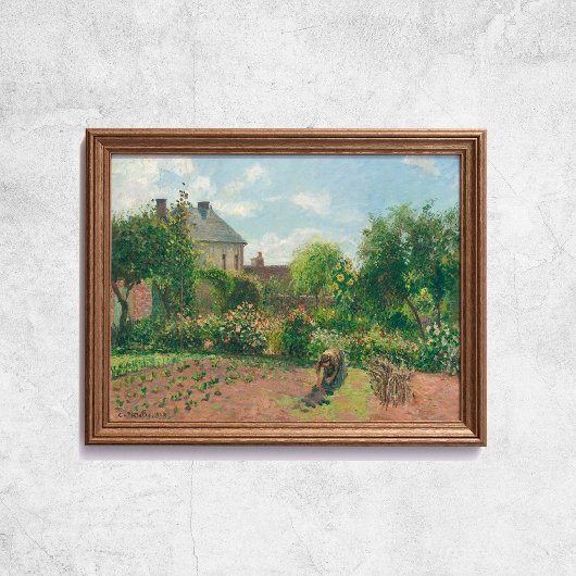 Camille Pissarro The Artist's Garden At Eragny Art ポスター