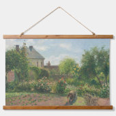 Camille Pissarro The Artist's Garden At Eragny Art 吊り下げ型タペストリー (正面)