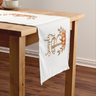 Caminho de Mesa "Simply Blessed" ショートテーブルランナー