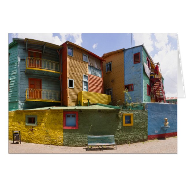 CaminitoのLa Boca、ブエノスアイレス (正面横)