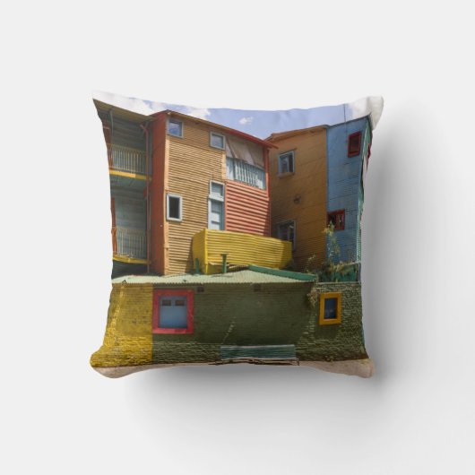 CaminitoのLa Boca、ブエノスアイレス クッション (正面)