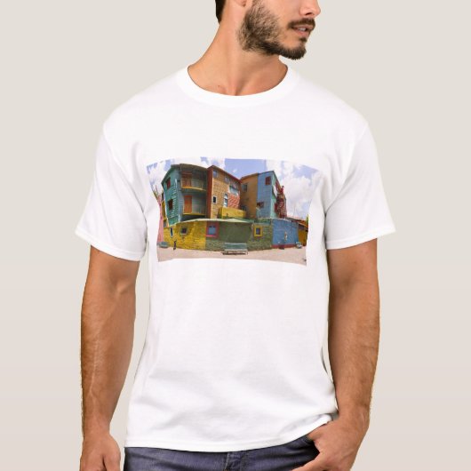 CaminitoのLa Boca、ブエノスアイレス Tシャツ (正面)